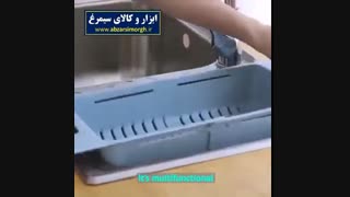 فیلم کوتاه معرفی آبکش و سبد کشویی سینک ظرفشویی PSS-002