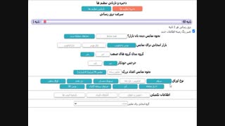 آشنایی با سایت بورس (Tsetmc) بخش 2 - دیده بان بازار