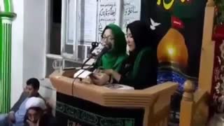 نوحه خوندن دخترا در روز عاشورا افغانستان
