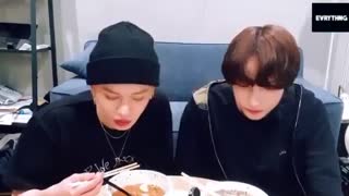 ویلایو جدیدTXT-موکبانگ*غذا خوردن* یونجون و هیونینگ کای (200901)با زیرنویس فارسی