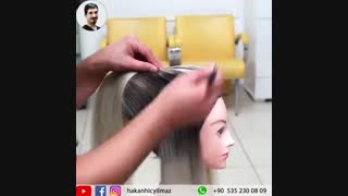 آموزش مدل مو دخترانه پیچ های کله قندی- مومیس مرجع و مشاور مو