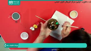 ساخت مجسمه ی خرس با گل رس مخصوص کودکان