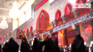 عزاداری مردم عراق در کربلای معلا، حرم امام حسین(ع) و حضرت عباس(ع)