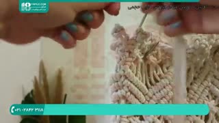 نحوه گره زدن نخ مکرومه برای بافت کیف مجلسی