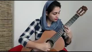 استاد گیتار خانم در کرج - آموزشگاه موسیقی ملودی