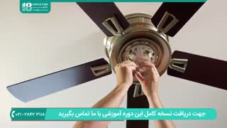 روش صحیح نصب پنکه سقفی از ابتدا تا انتها