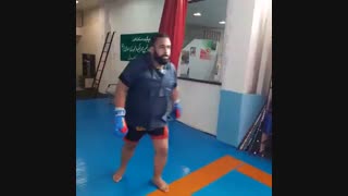 تمرین استاد احمدرضا عبدلی قهرمان جهان