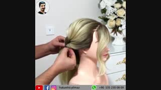 آموزش مدل مو دخترانه پیچ تو در تو- مومیس مرجع و مشاور مو