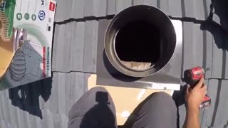 آموزش نصب هواکش سقفی - فن پشت بامی | آذرفن