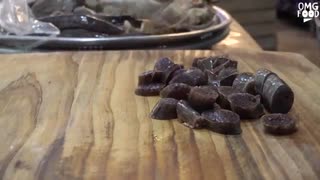 سوسیس کره ای با رشته فرنگی در روده خوک ! - غذای خیابانی کره جنوبی