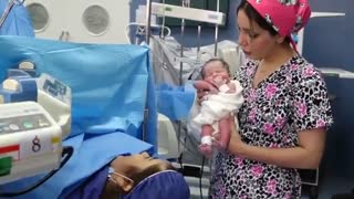 فیلم زایمان سزارین واقعی