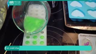 آموزش ساخت صابون فانتزی چند لایه برای کودکان