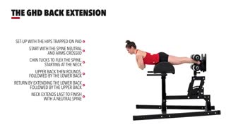 حرکت جی اچ دی هیپ و بک اکستنشن The GHD Hip & Back Extention