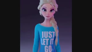 ♥︎تغییر لباس السا frozen ♥︎