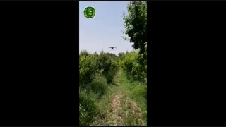 سمپاشی و محلولپاشی باغات با پهباد
