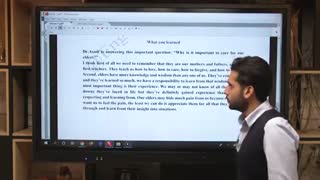 استاد میلاد قریشی - حل سوالات تشریحی امتحان نهایی انگلیسی