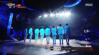 اجرای موزیک Universe توسط اکسو با زیرنویس فارسی چسبیده