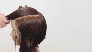 آموزش مدل مو کوتاه باب لایه ای مثلثی- مومیس مرجع و مشاور مو