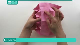 مراحل ساخت اوریگامی پاپیون به روشی ساده