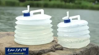 گالن آب پلاستیکی تاشو وسیله ای کاربردی در منزل، سفر و کمپینگ PGA-001