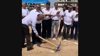 مراسم کلنگ زنی آکادمی کنگره ۶۰