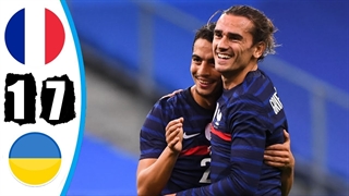 خلاصه بازی فرانسه 7 - اوکراین 1 - بازی دوستانه