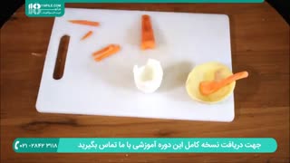 استفاده از سیب زمینی و و سبزیجات برای سفره آرایی