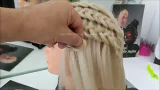 آموزش مدل مو دخترانه جمع زنجیری- مومیس مرجع و مشاور مو