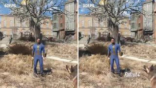 مقایسه گیم پلی 60fps بازی FALLOUT 4 در Xbox Series S با حالت 30fps - بازی مگ