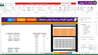 آموزش پروژه ساخت داشبورد و گزارشات فوق پیشرفته اکسل