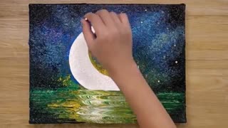 آموزش نقاشی اکریلیک برای مبتدیان با تکنیک