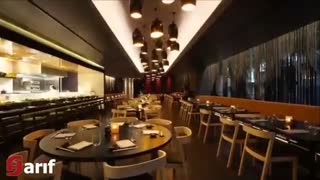 اجرای زیبا دکوراسیون داخلی سالن زیبایی مردانه در تبریز