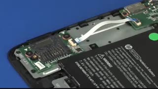 بازکردن کارت گرافیک لپ تاپ HP SlateBook 10