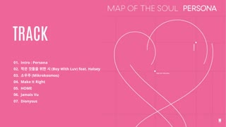 ترک های مینی آلبوم  بی تی اس bts _ Map of the Soul: persona