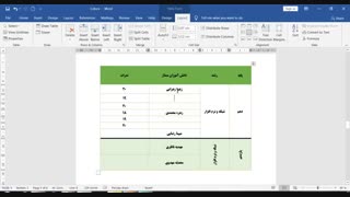 ادغام سلولهای جدول در ورد - Merge (نصب و راه اندازی پایه دهم شبکه و نرم افزار)