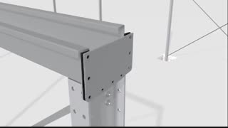 اجرای سقف پارکینگ با ورق فلزی