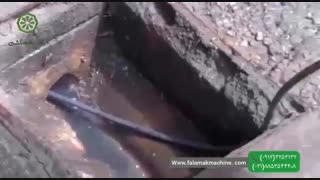 بازکردن گرفتگی لوله ها با دستگاه واتر جت فشار قوی