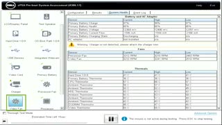 ارزیابی سیستم , پیش از بوت بررسی اجمالی لپ تاپ