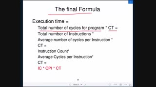 معماری پیشرفته: جلسه سوم - اندازه گیری کارایی کامپیوتر، قسمت اول
