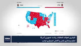 انتخابات آمریکا؛ تداوم پیشتازی بایدن و کاهش امیدواری ترامپ