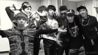 کلیپی از بی تی اس با اهنگ we’re bulletproof