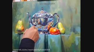 آموزش رنگ و روغن خلاقیت در اجرا