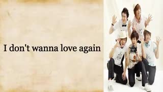 SS501 NEVER AGAIN EASY LYRICS