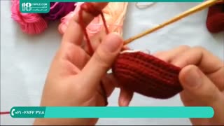 آموزش تصویری بافت سر و بدن عروسک خرگوش با قلاب