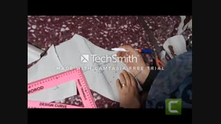 آموزش آستین مدل حلزونی     ( آموزشگاه  حَمـــراء مُـــد)