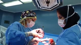 فیلم عمل زایمان سزارین