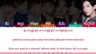 لیریک آهنگ life goes on از بی تی اس