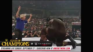 مسابقه ی کشتی کج آندرتیکر و مارک هنری