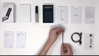 جعبه گشایی کیف پول لجر نانو ایکس