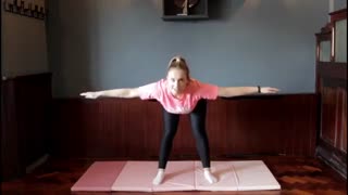 آموزش ژیمناستیک  برای کودکان در خانه - درس 1